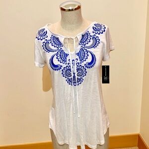 🤩 NWT❗️INC International Concept Boho "Exotic Desert" Top✨✨✨